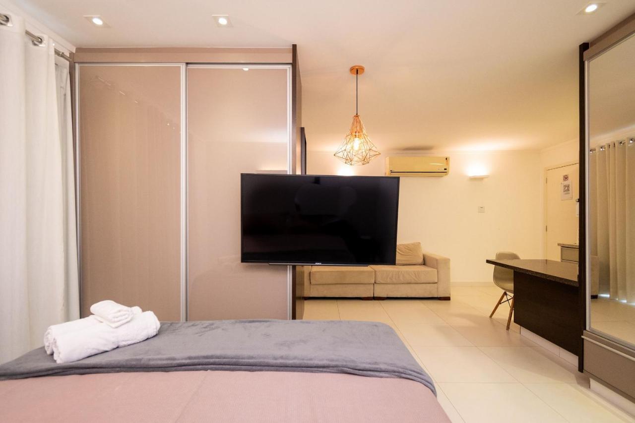 Flat No Ed Walk Bueno - Setor Bueno - Ao Lado Do Goiania Shopping - Wb2405- Andar Alto Apartment Exterior foto
