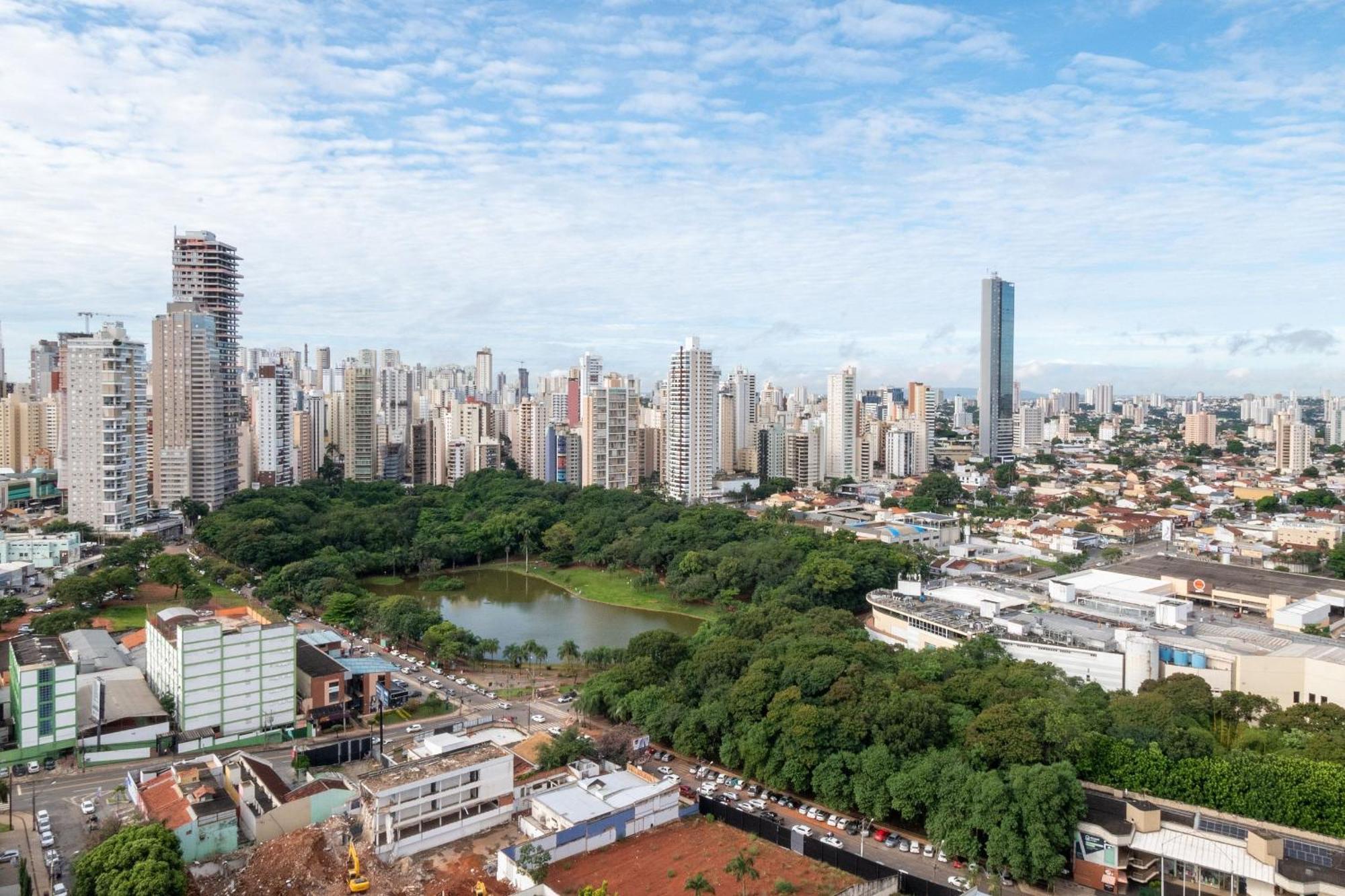 Flat No Ed Walk Bueno - Setor Bueno - Ao Lado Do Goiania Shopping - Wb2405- Andar Alto Apartment Exterior foto