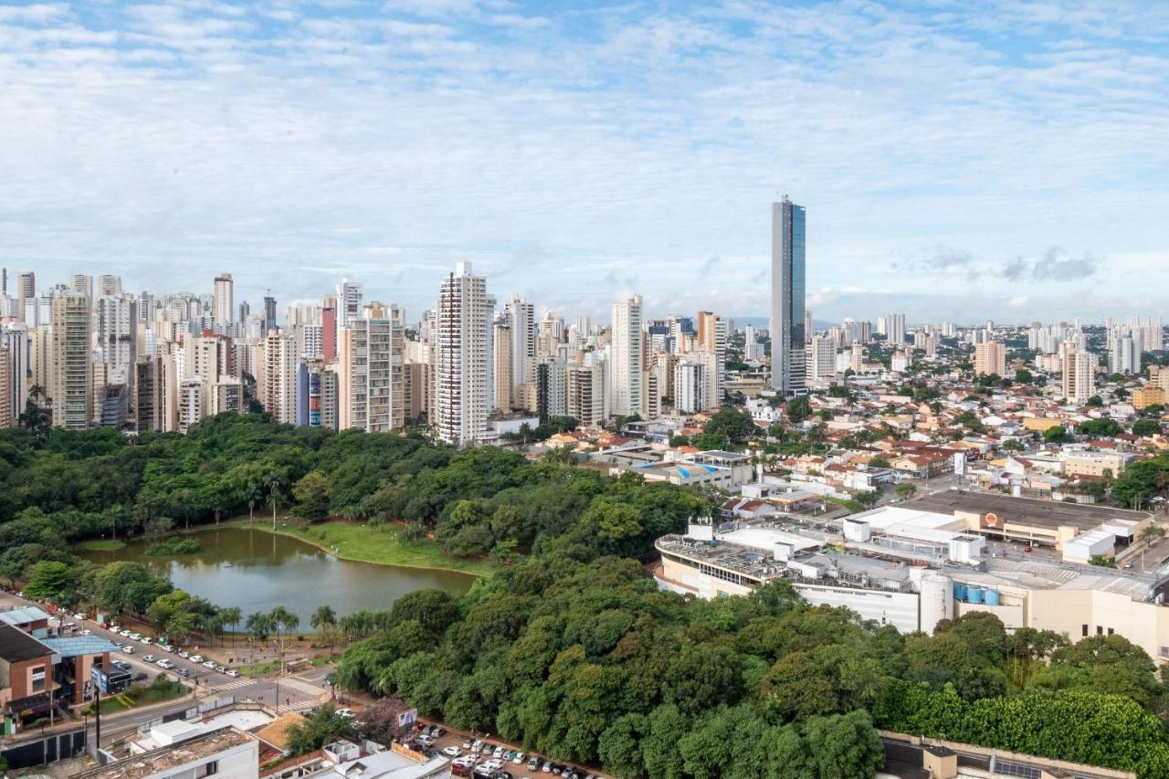 Flat No Ed Walk Bueno - Setor Bueno - Ao Lado Do Goiania Shopping - Wb2405- Andar Alto Apartment Exterior foto